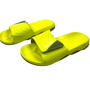 And1 Neon Yellow Slide Sandals Men’s Size 7